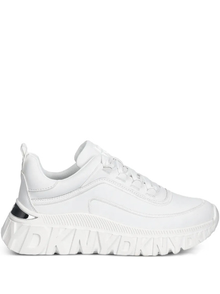  Dkny Logo-embossed Sneakers - White 