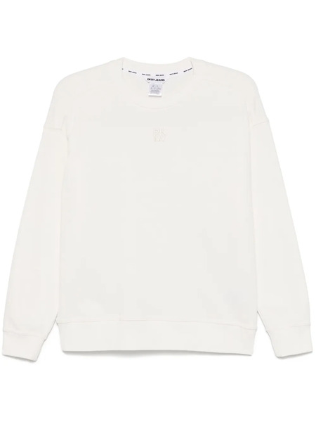  Dkny Logo-embroidered Sweatshirt - White 
