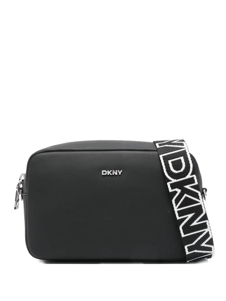  Dkny Logo-plaque Shoulder Bag - Black 