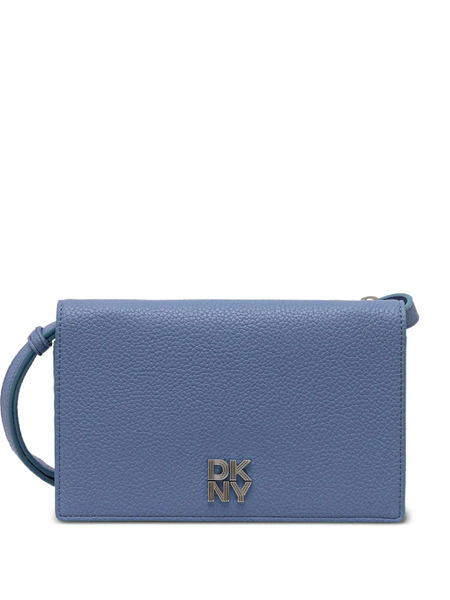  Dkny Logo-plaque Wallet - Blue 