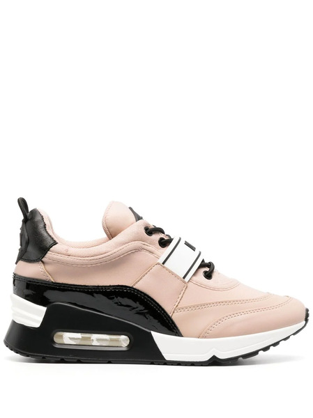  Dkny Logo-print Lace-up Sneakers - Neutrals 