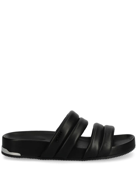  Dkny Logo Sandals - Black 