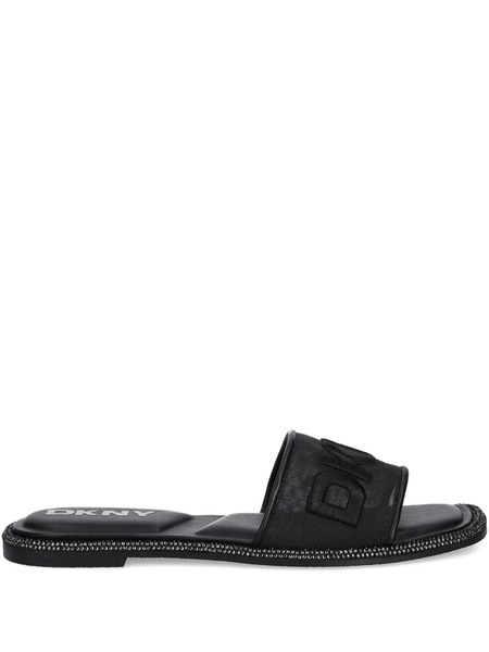  Dkny Logo Slides - Black 