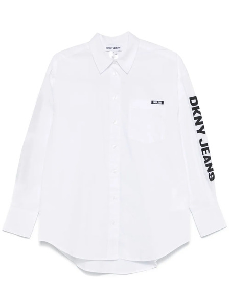  Dkny Poplin Button-down Shirt - White 