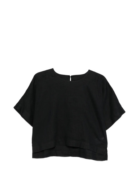  Dkny Round-neck Short-sleeve Top - Black 