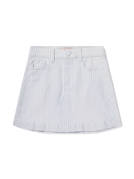  Dl1961 Kids Stripe-pattern Denim Mini Skirt - Blue 
