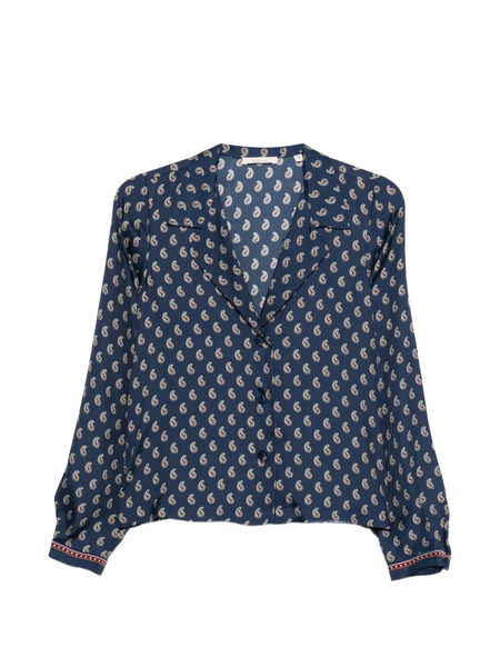  Dôen Elene Paisley Shirt - Blue 