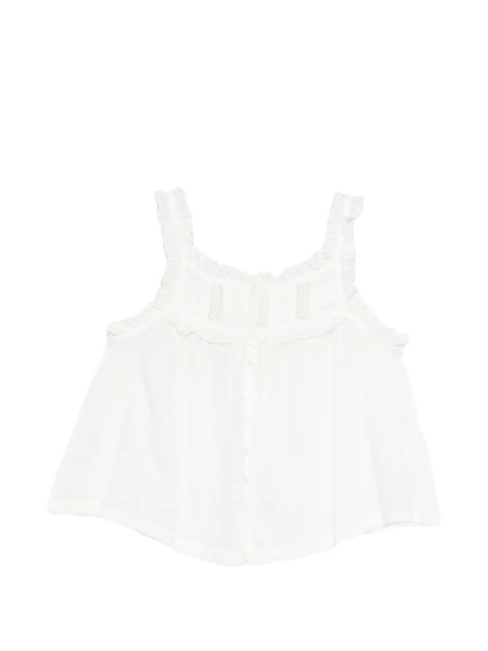  Dôen Fidella Square-neck Sleeveless Top - White 