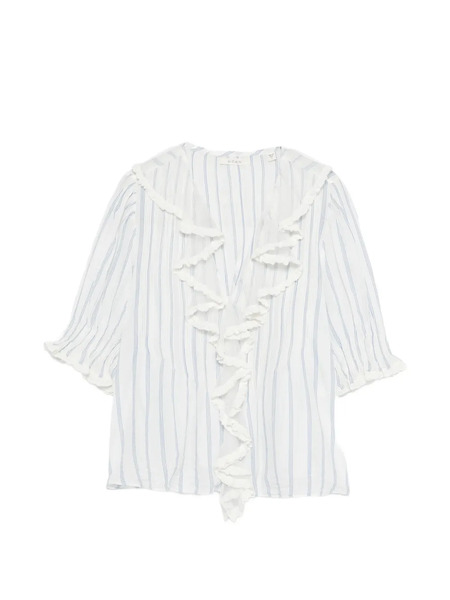 Dôen Henri Striped Blouse - Neutrals 