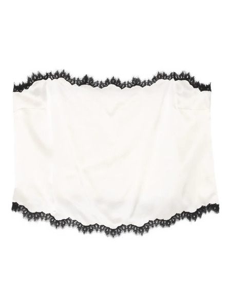 Dôen Loure Square-neck Lace Top - Neutrals 