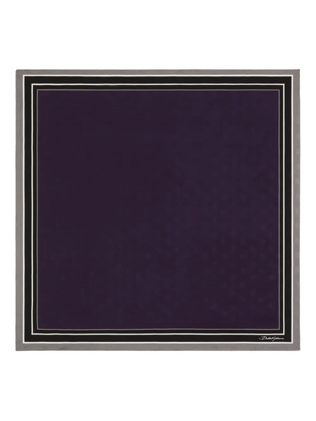  Dolce & Gabbana Bordered Scarf - Purple 