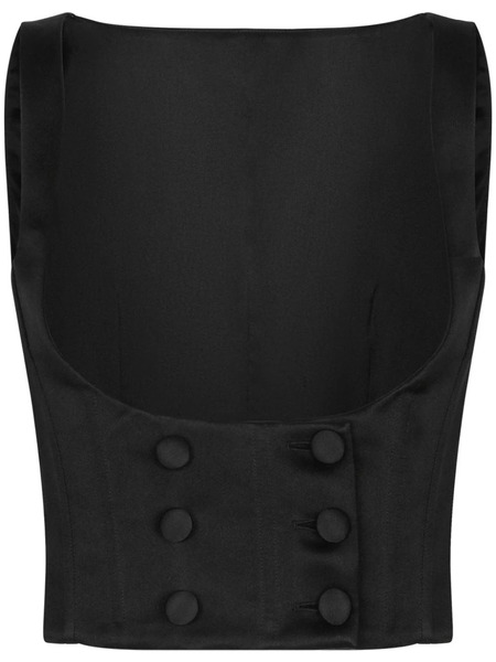  Dolce & Gabbana Buttoned Vest - Black 