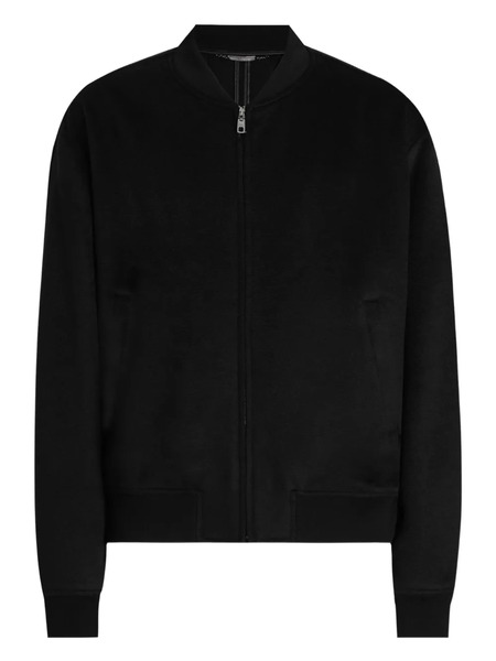  Dolce & Gabbana Cashmere Bomber Jacket - Black 