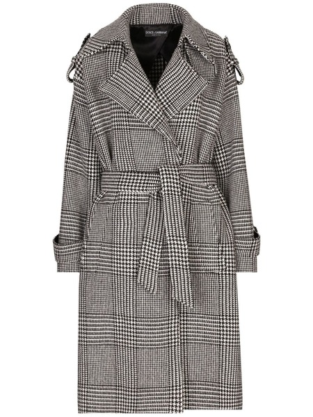  Dolce & Gabbana Check-pattern Coat - Grey 