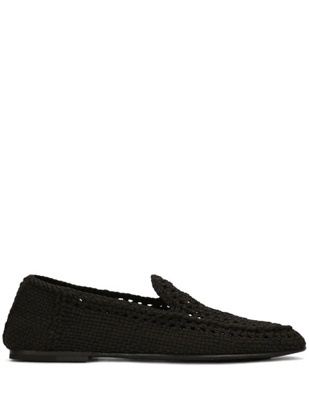  Dolce & Gabbana Chrochet Slippers - Black 