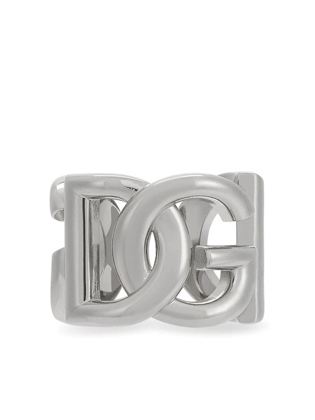  Dolce & Gabbana Chunky Logo Ring - Silver 
