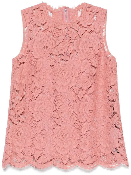  Dolce & Gabbana Cordonetto-lace Blouse - Pink 