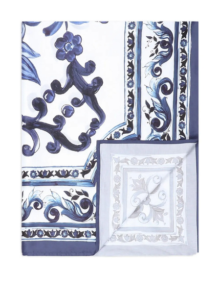  Dolce & Gabbana Cotton Sateen Fitted Sheet - Blue 