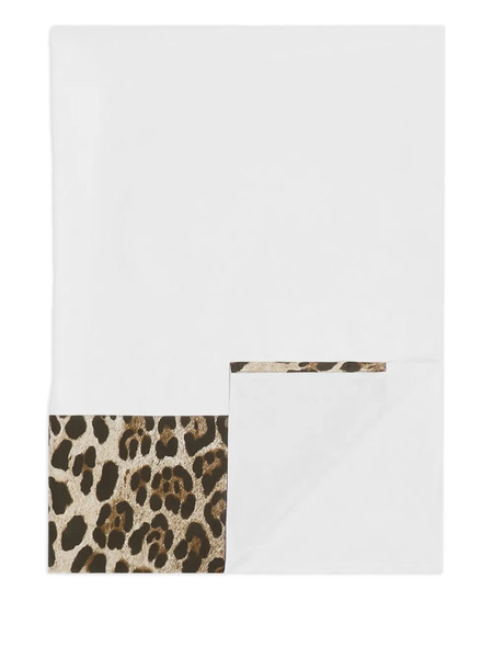  Dolce & Gabbana Cotton Sateen Fitted Sheet - White 