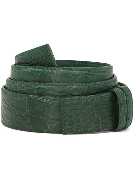  Dolce & Gabbana Crocodile-embossed Belt - Green 