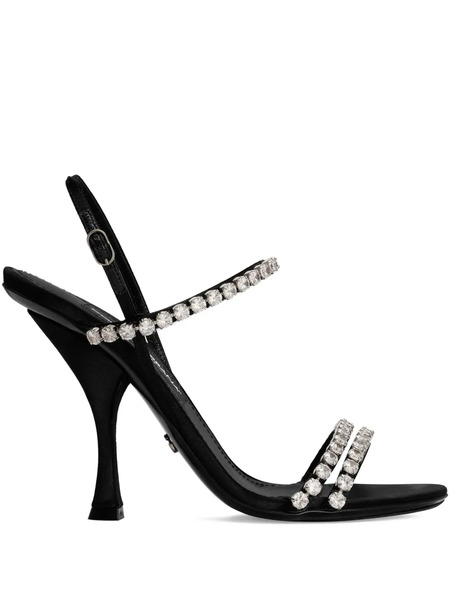  Dolce & Gabbana Crystal-embellished Sandals - Black 