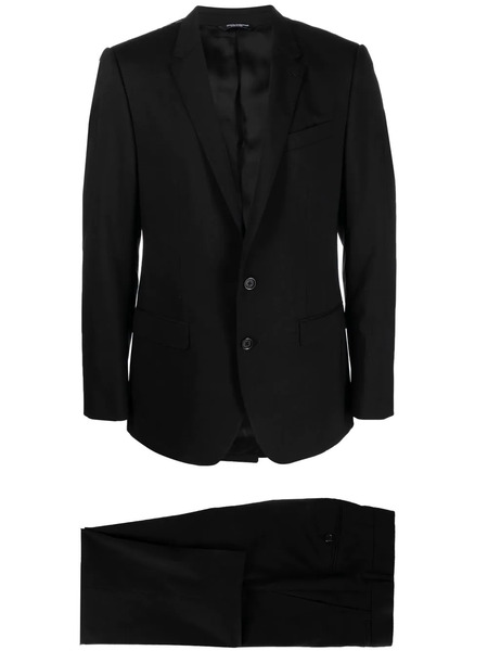  Dolce & Gabbana Dg Essentials Single-breasted Suit - Black 