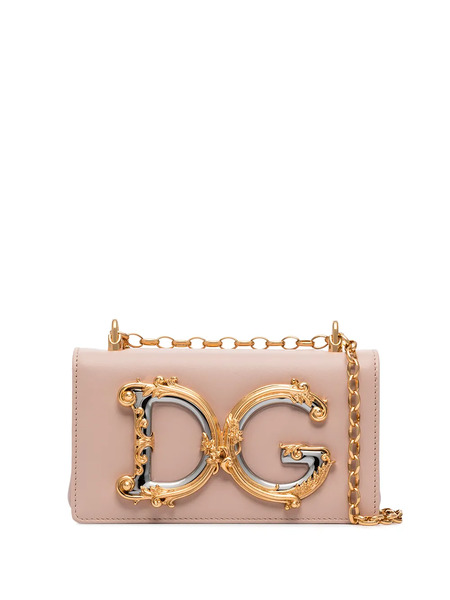  Dolce & Gabbana Dg Girls Leather Mini Bag - Pink 