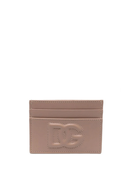  Dolce & Gabbana Dg-logo Embossed Card Holder - Neutrals 