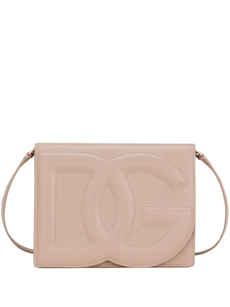  Dolce & Gabbana Dg Logo Leather Cross Body Bag - Neutrals 