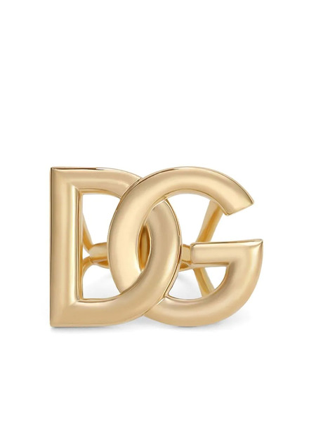  Dolce & Gabbana Dg Logo-plaque Ring - Gold 
