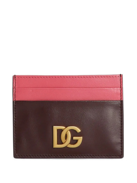  Dolce & Gabbana Dg-plaque Cardholder - Red 