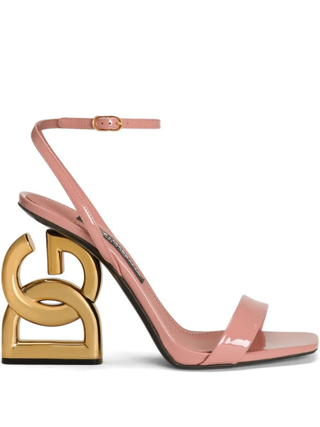  Dolce & Gabbana Dna 105mm Leather Sandals - Pink 
