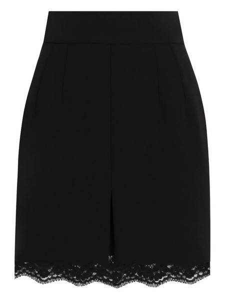  Dolce & Gabbana Dna Wool Mini Skirt - Black 