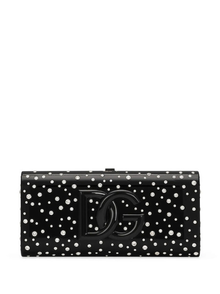  Dolce & Gabbana Dolce Box Clutch Bag - Black 