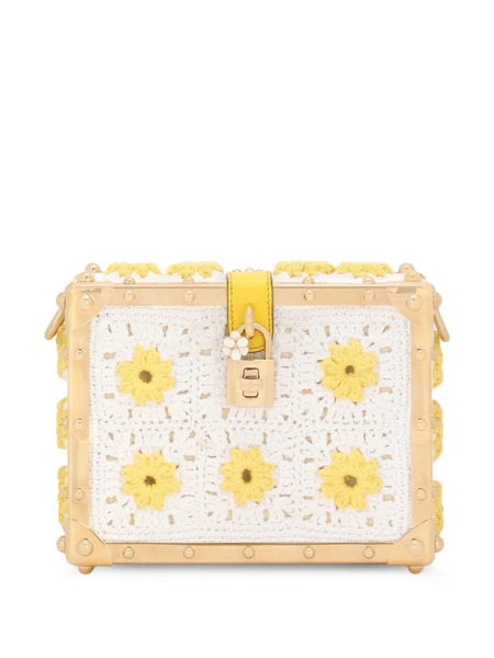  Dolce & Gabbana Dolce Box Shoulder Bag - Gold 