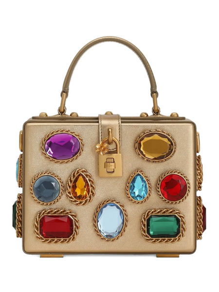  Dolce & Gabbana Dolce Box Shoulder Bag - Gold 