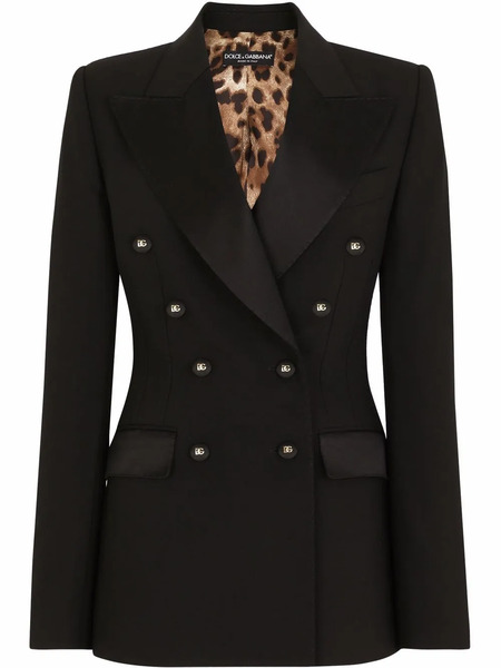  Dolce & Gabbana Double-breasted Blazer - Black 