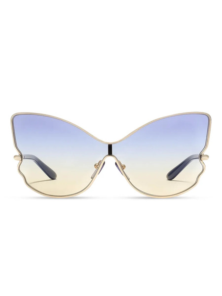  Dolce & Gabbana Eyewear Butterfly-frame Sunglasses - Gold 