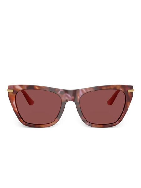  Dolce & Gabbana Eyewear Cat-eye Framr Sunglasses - Gold 