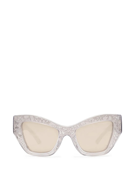  Dolce & Gabbana Eyewear Dg Lace Sunglasses - Silver 