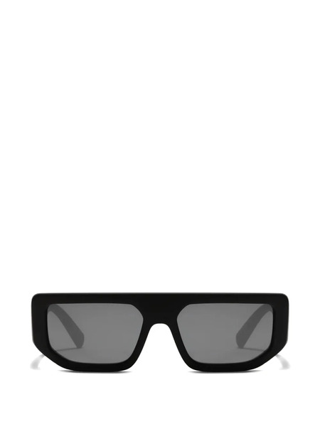  Dolce & Gabbana Eyewear Dg Logo Rectangle Sunglasses - Black 