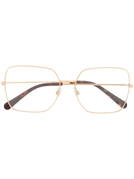  Dolce & Gabbana Eyewear Dg1323 Oversized Glasses - Gold 