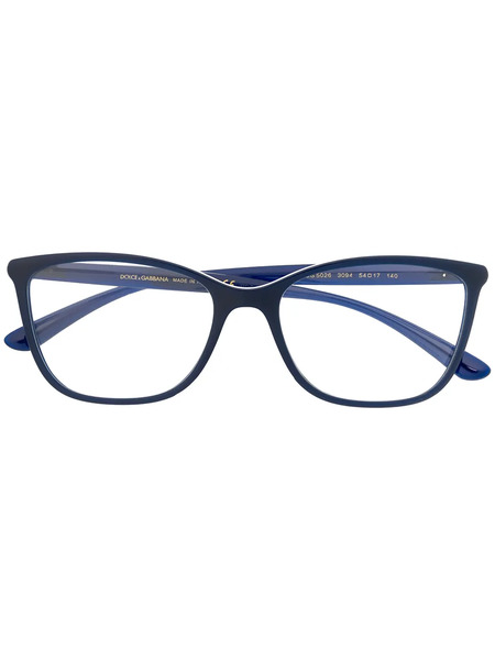  Dolce & Gabbana Eyewear Dg5026 Rectangular-frame Glasses - Blue 
