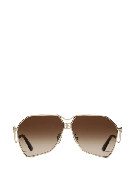  Dolce & Gabbana Eyewear Filo Sunglasses - Gold 