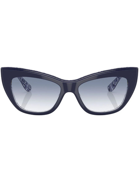  Dolce & Gabbana Eyewear Gradient Cat-eye Sunglasses - Blue 