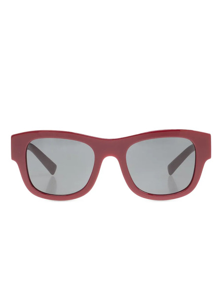 Dolce & Gabbana Eyewear Logo-plaque Sunglasses - Red 