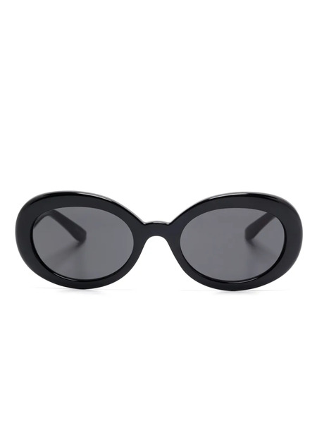  Dolce & Gabbana Eyewear Oval-frame Sunglasses - Black 