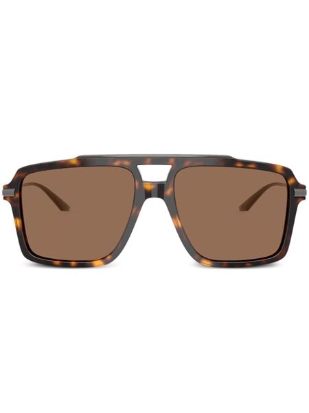  Dolce & Gabbana Eyewear Pilot-frame Sunglasses - Brown 