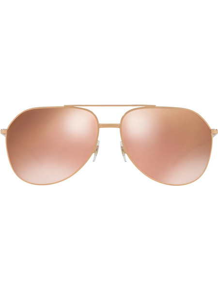  Dolce & Gabbana Eyewear Pilot-frame Tinted Sunglasses - Pink 
