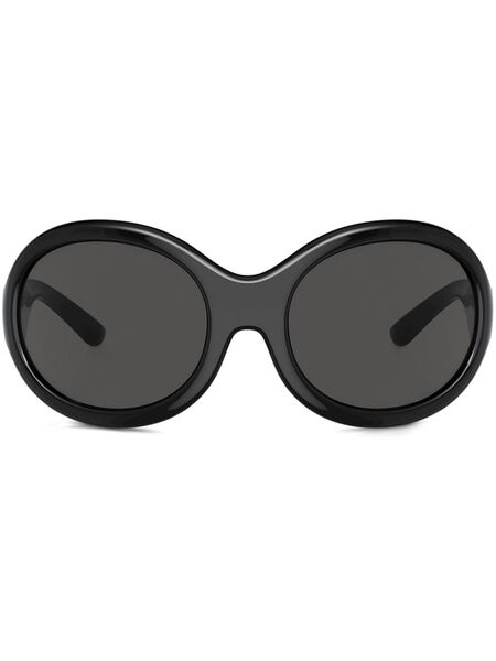  Dolce & Gabbana Eyewear Round-frame Sunglasses - Black 